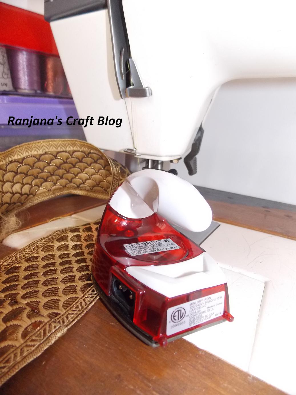 Mini craft iron- A review - Ranjana's Craft Blog